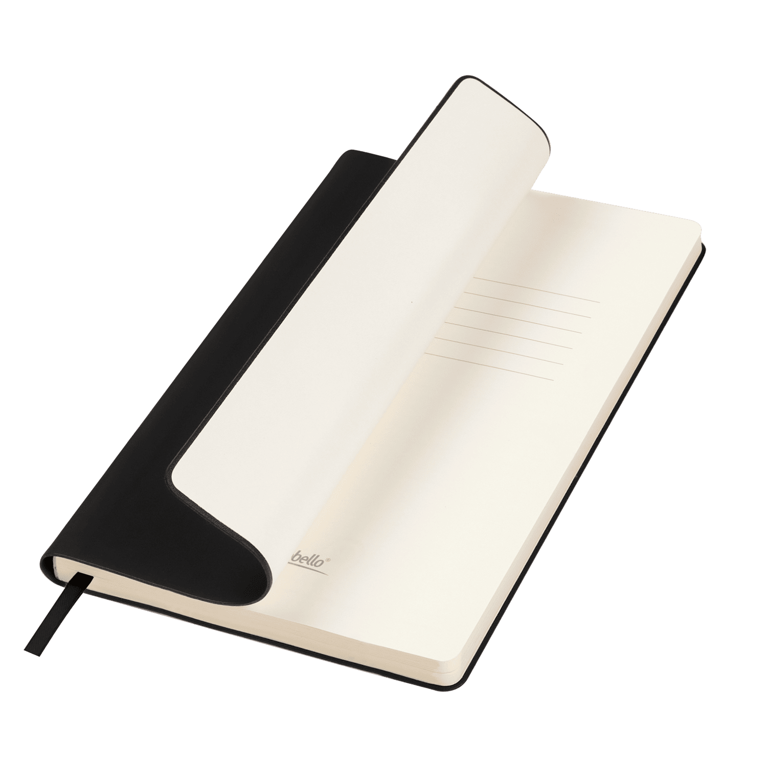 Ежедневник Spark недатированный, черный (с упаковкой, со стикерами)