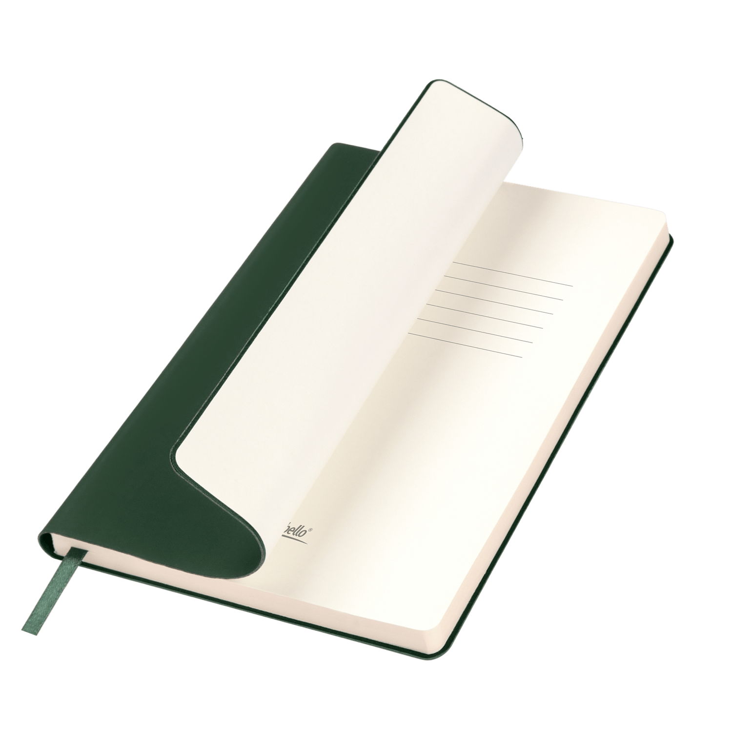 Ежедневник Spark недатированный, зеленый (без упаковки, без стикера)