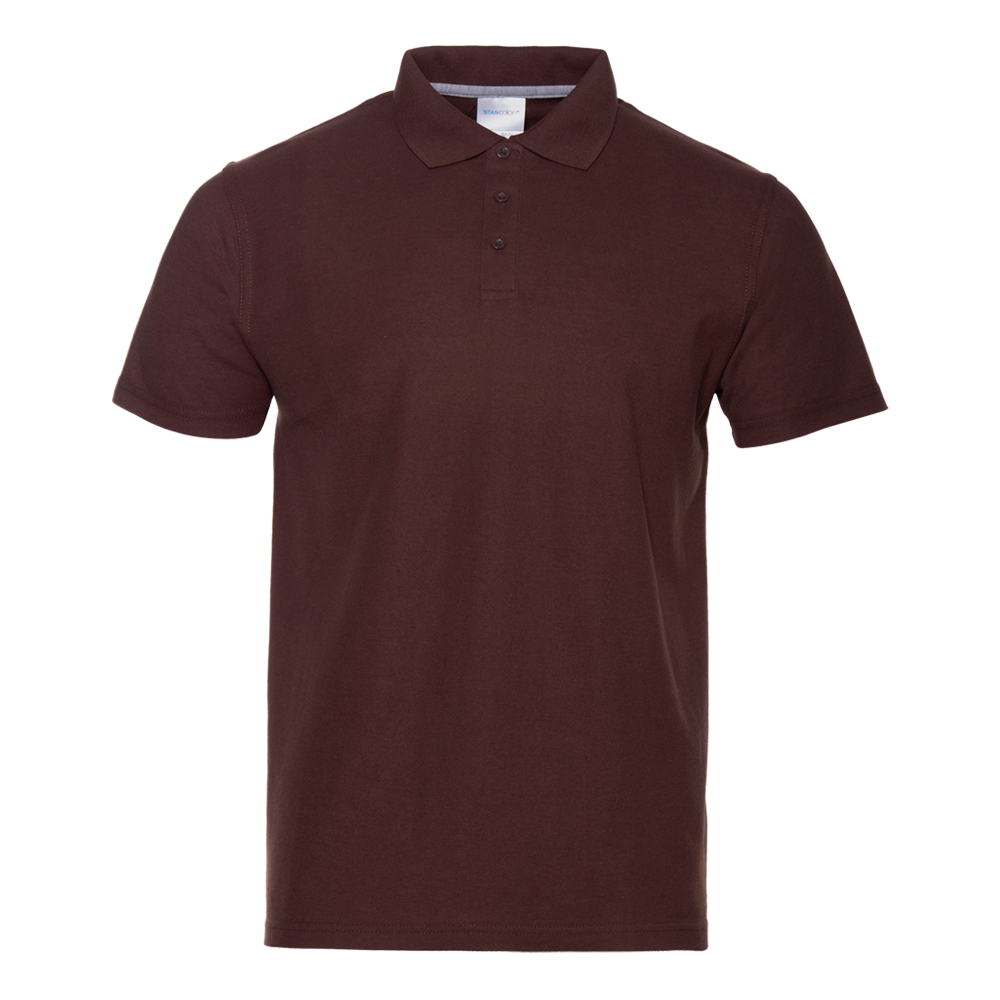 Рубашка поло унисекс STAN хлопок/полиэстер 185, 04, Т-шоколадный (107) (58/4XL)