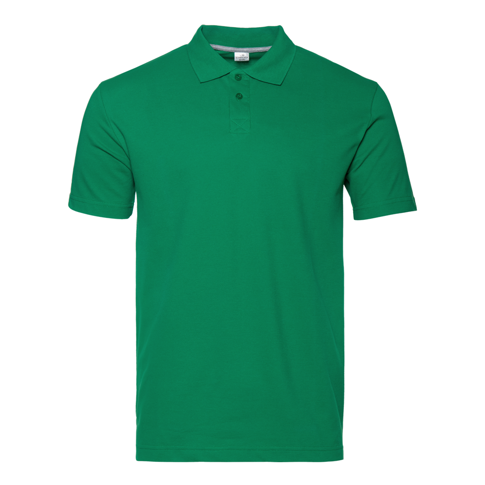 Рубашка поло унисекс STAN хлопок 185, 04U, Зелёный (30) (56/XXXL)