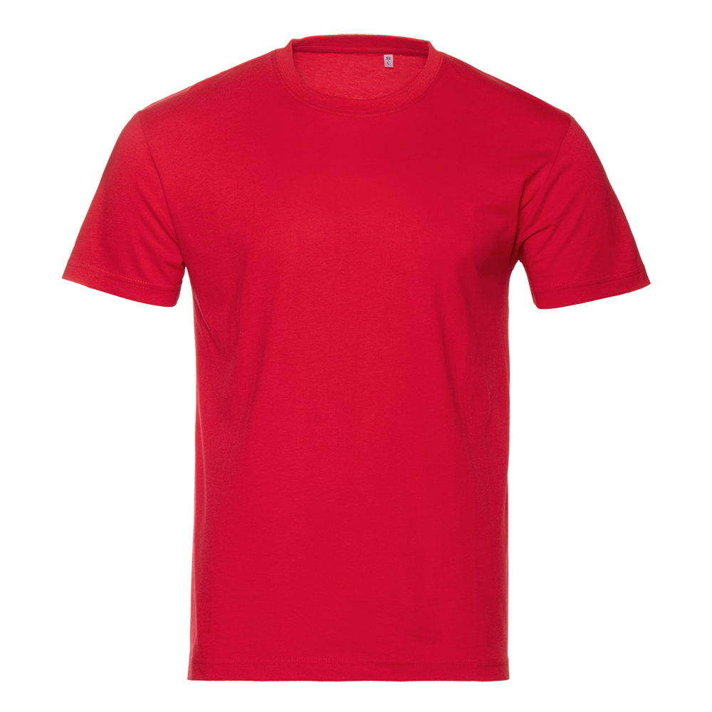 Футболка унисекс STAN, хлопок 150, 51, Красный (14) (56/XXXL)