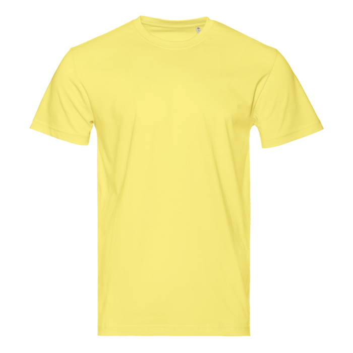 Футболка унисекс STAN, хлопок 150, 51, Светло-лимонный (13) (58/4XL)