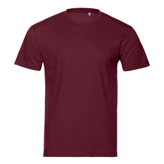 Футболка унисекс STAN, хлопок 150, 51, Бордовый (661) (58/4XL)