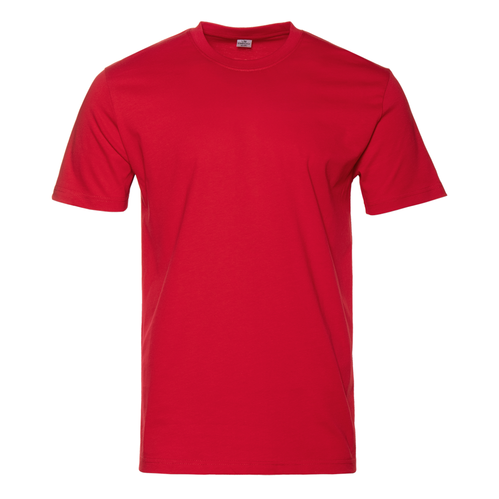 Футболка унисекс STAN хлопок 180, 08U, Красный (14) (58/4XL)