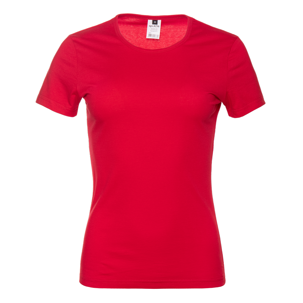 Футболка женская STAN хлопок 150, 02W, Красный (14) (42/XS)
