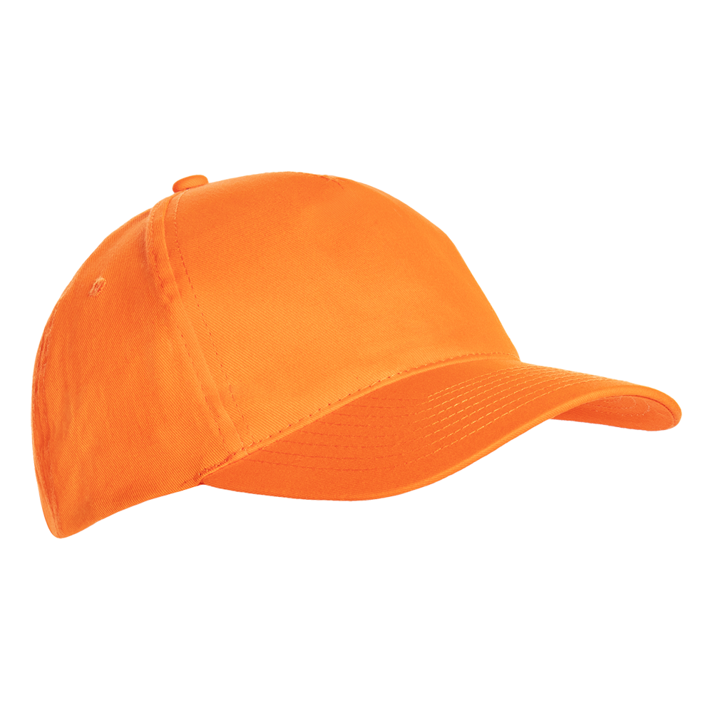 Бейсболка STAN 5 клиньев хлопок 150, 10L , Оранжевый (28) (ONE SIZE)