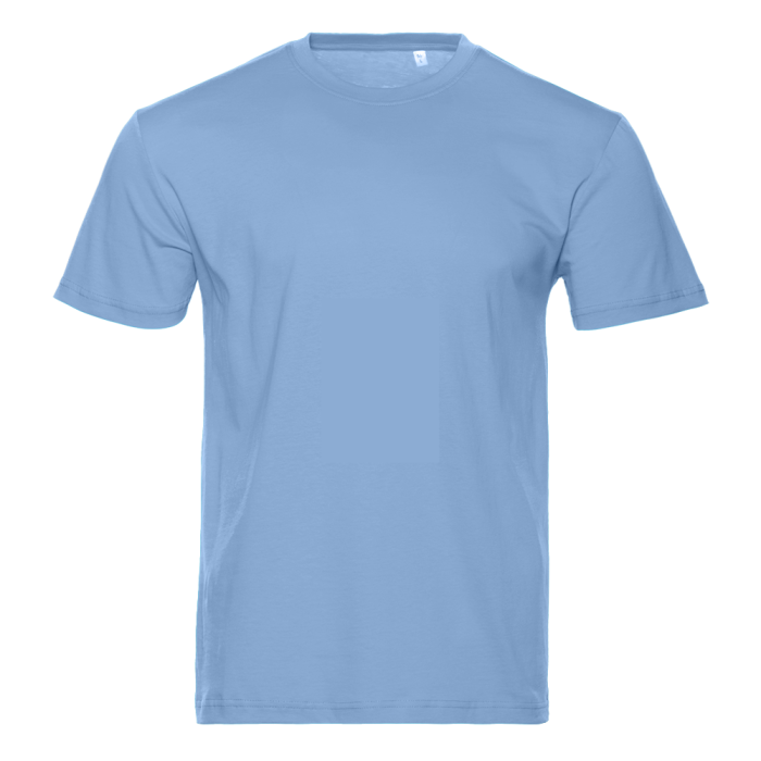 Футболка унисекс STAN, хлопок 150, 51, Небесно-голубой (77) (58/4XL)