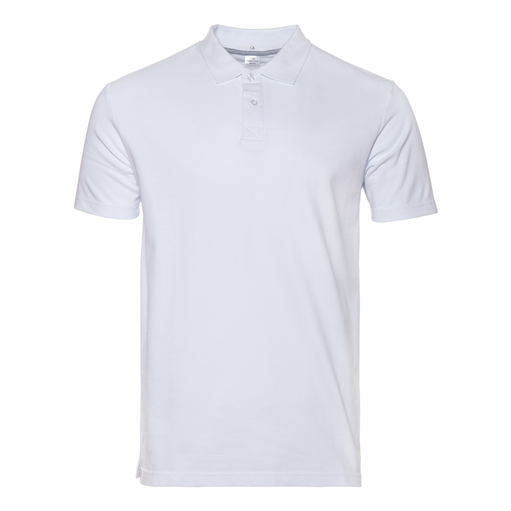 Рубашка поло унисекс STAN хлопок 185, 04U, Белый (10) (58/4XL)