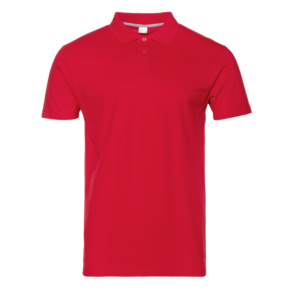 Рубашка поло унисекс STAN хлопок 185, 04U, Красный (14) (56/XXXL)