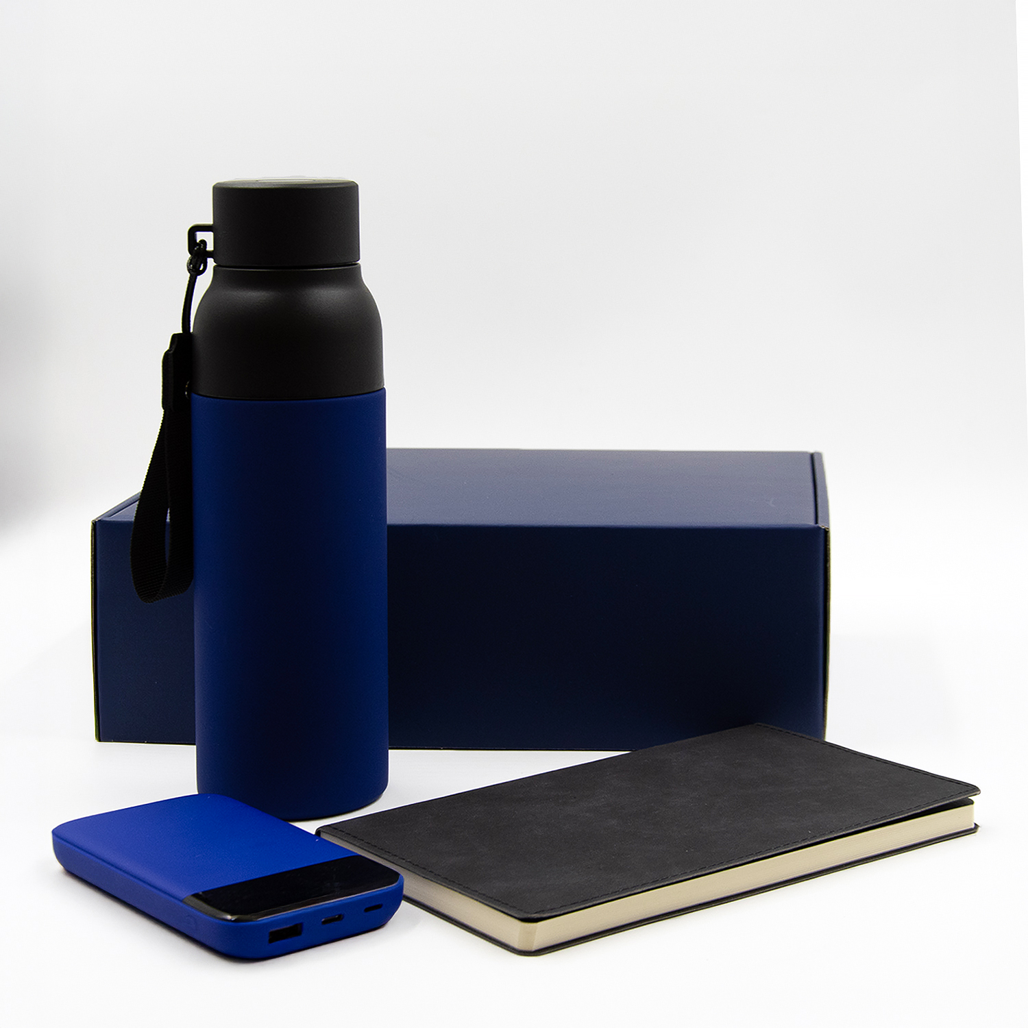 синий с чёрным